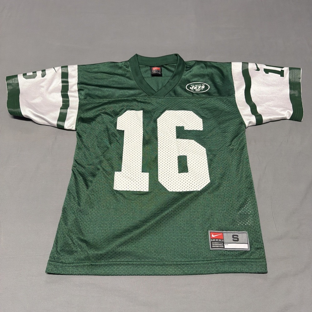 Nike New York Jets Vinny Testaverde Jersey YOUTH Small (8) NFL Home Green